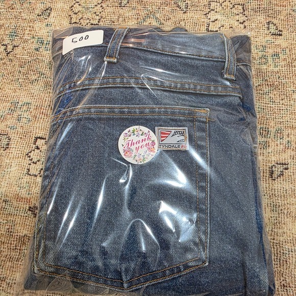 Tyndale Flame Resistant Jeans Mens W40 L32 Blue Denim Made in USA - Picture 11 of 11